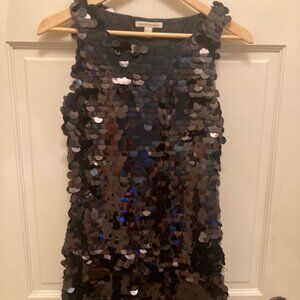 Banana Republic Sleeveless Paillette Sequin Mini-Dress